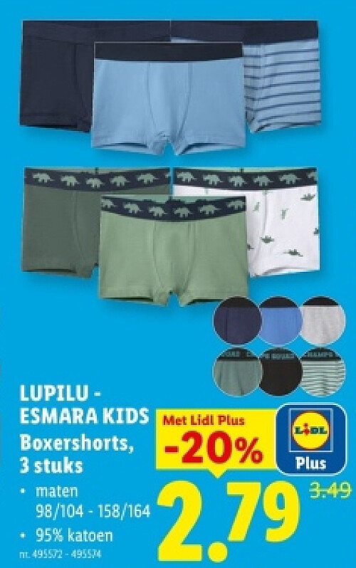 ESMARA KIDS Boxershorts, 3 stuks