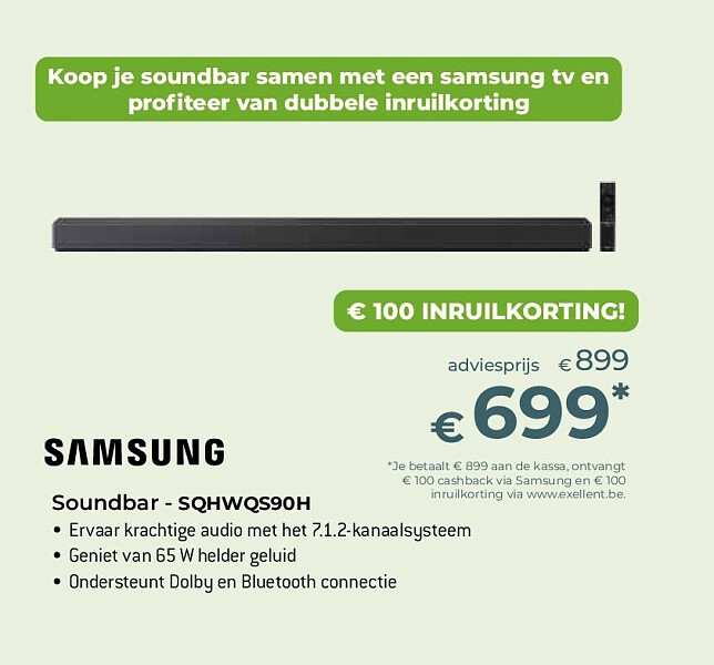 Samsung Soundbar - SQHWQS90H