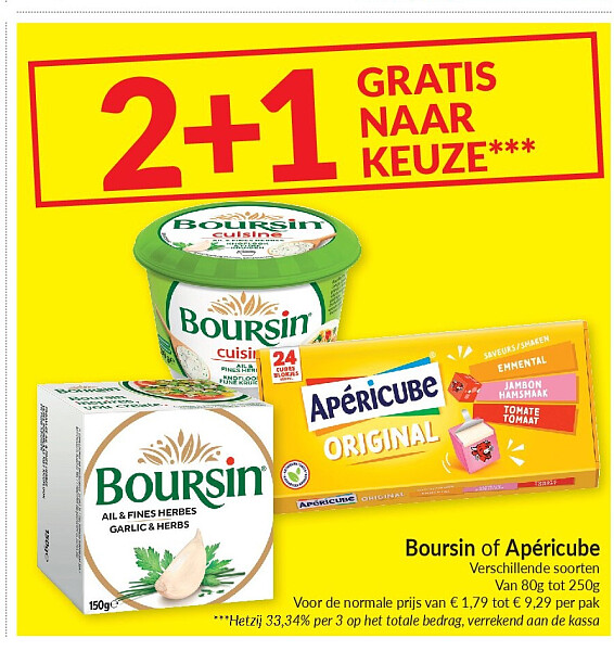 Boursin of Apéricube