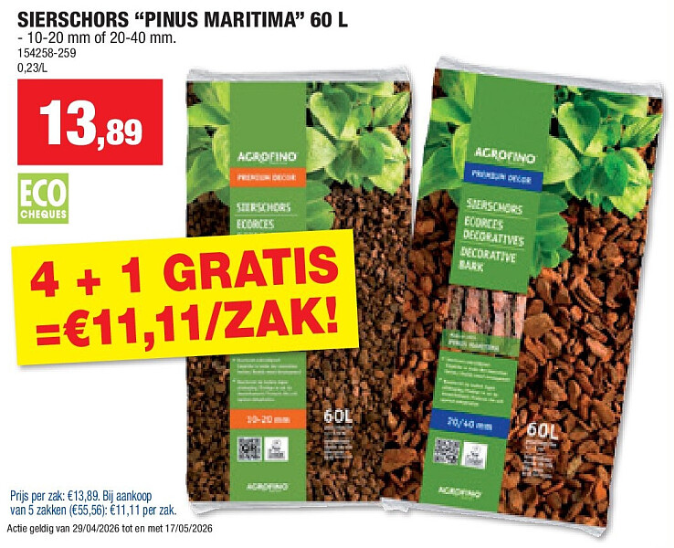 SIERSCHORS “PINUS MARITIMA” 60 L
