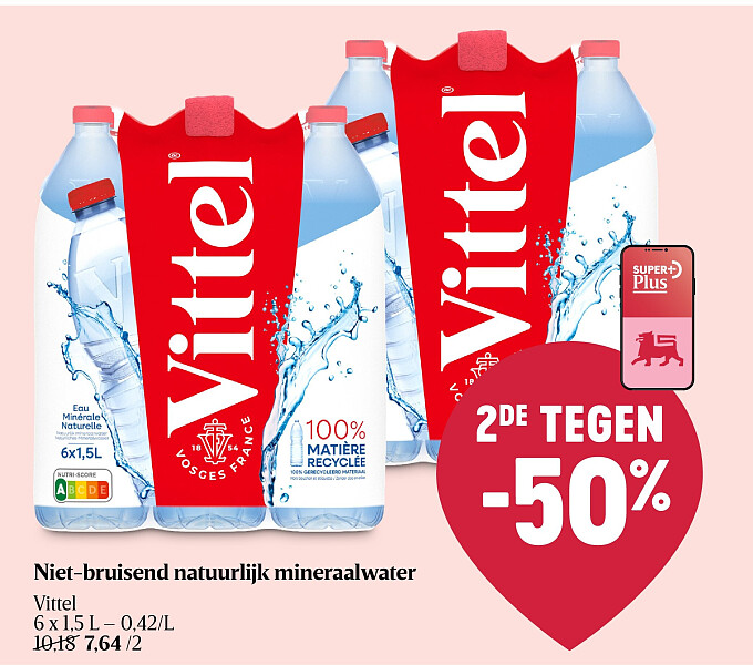 Niet-bruisend natuurlijk mineraalwater