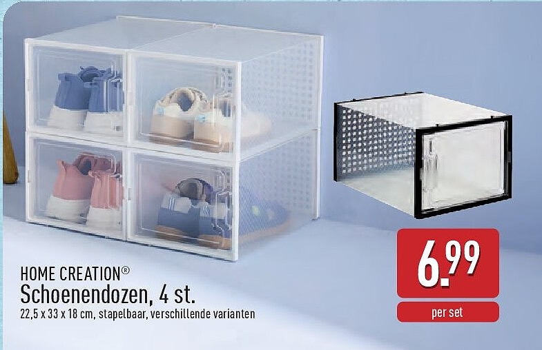 Schoenendozen, 4st.