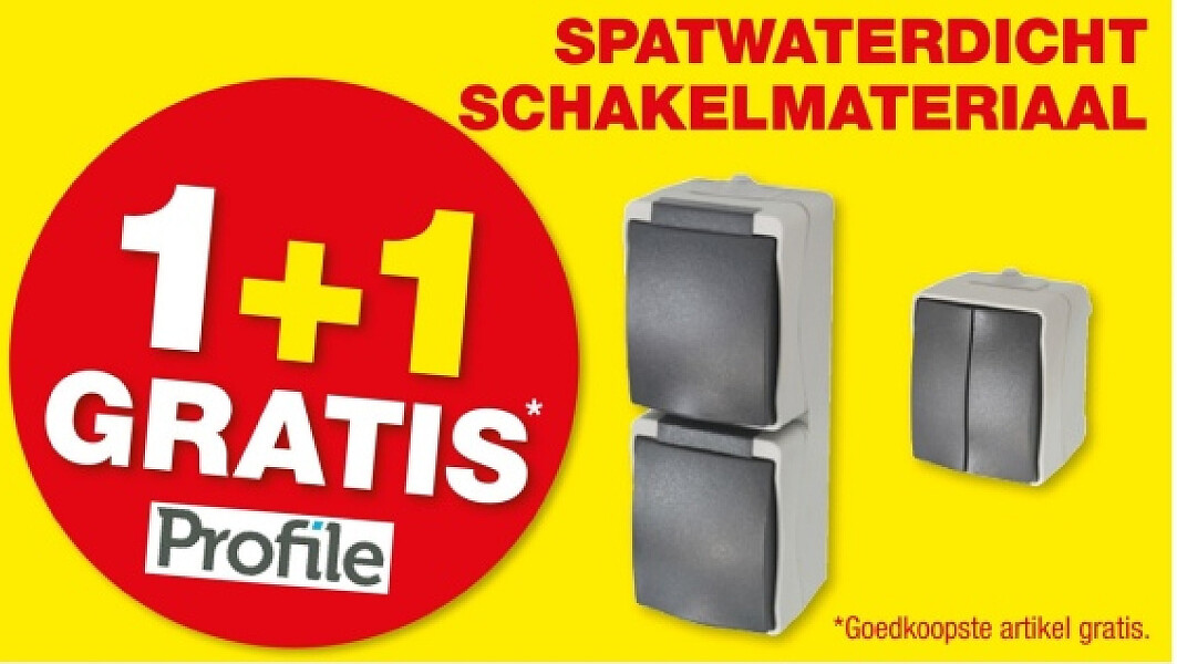 SPATWATERDICHT SCHAKELMATERIAAL