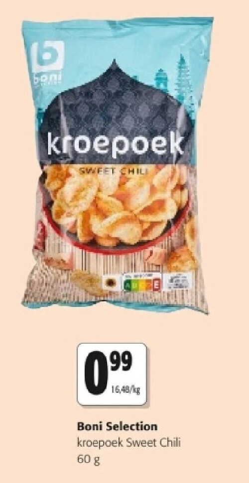 Boni Selection kroepoek Sweet Chili 60 g
