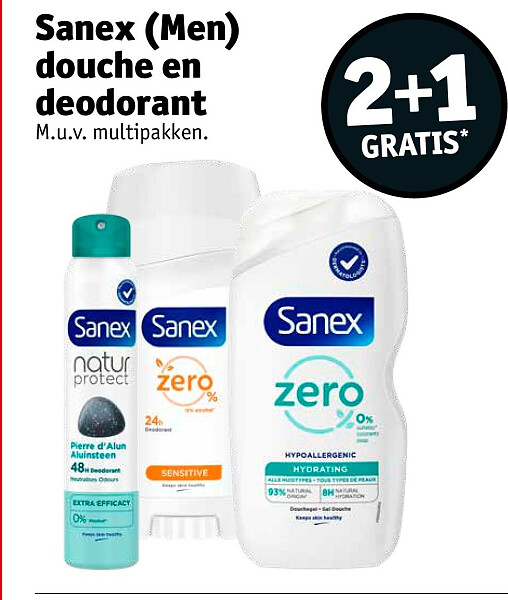 Sanex (Men) douche en deodorant