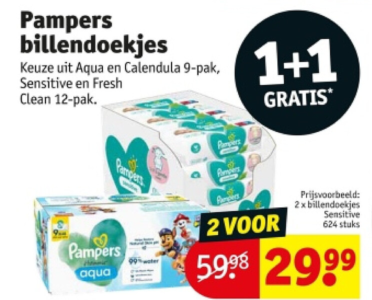 Pampers billendoekjes