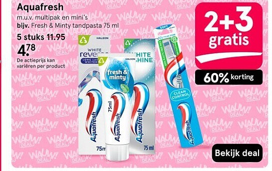 Fresh & Minty tandpasta 75 ml