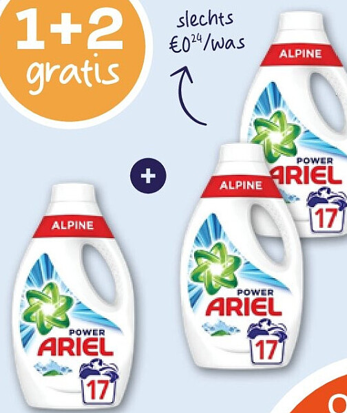 Ariel vloeibaar wasmiddel 765 ml / 17SC – Alpine