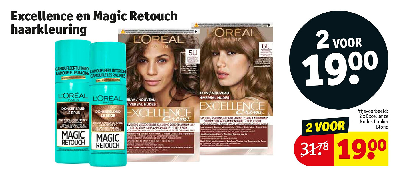 Excellence en Magic Retouch haarkleuring