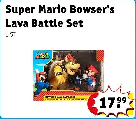 Super Mario Bowser's Lava Battle Set