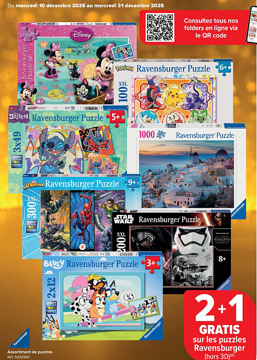 Assortiment de puzzles