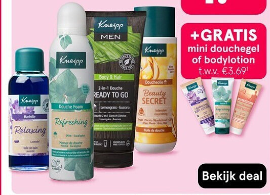 Kneipp bad en douche