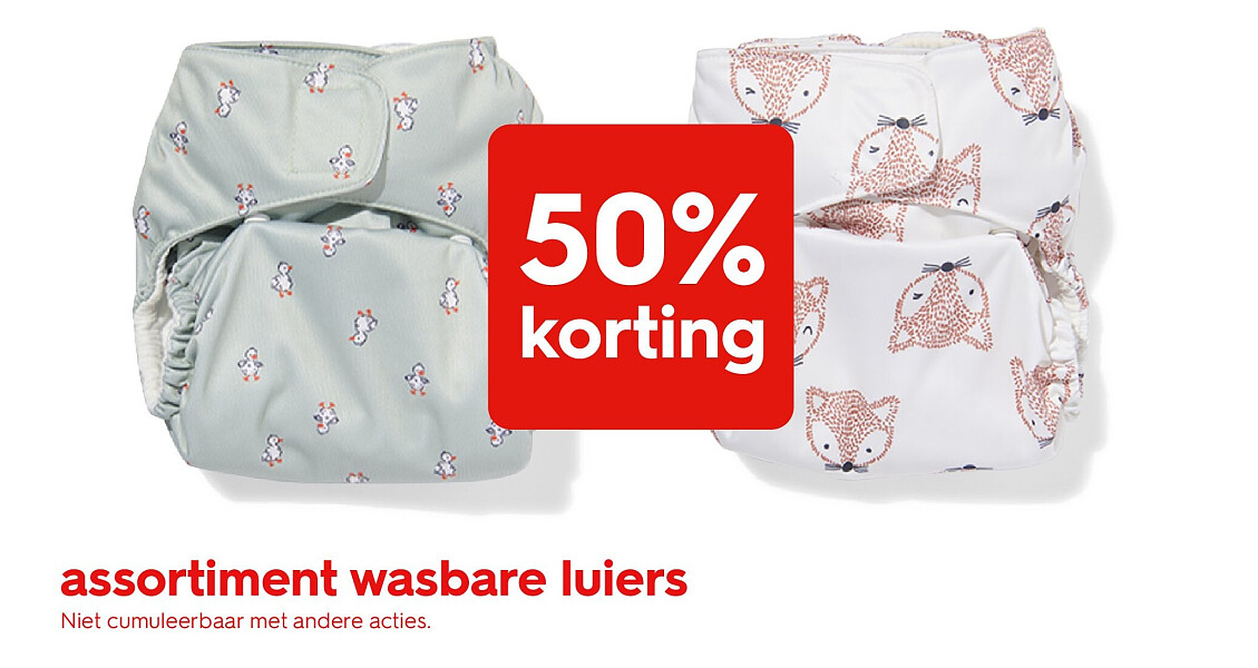 assortiment wasbare luiers