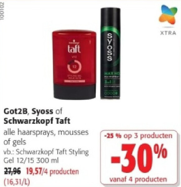 Got2B, Syoss of Schwarzkopf Taft