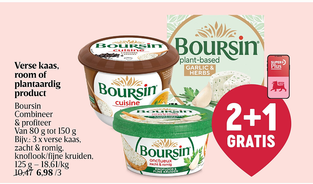 Verse kaas, room of plantaardig product