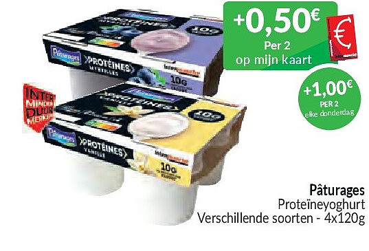 Pâturages Proteïneyoghurt - 4x120g