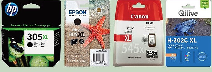 Cartouches d'encre au format XL