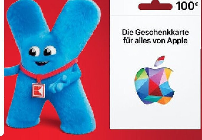 Apple Geschenkkarte mit Kaufland Card XTRA Coupon