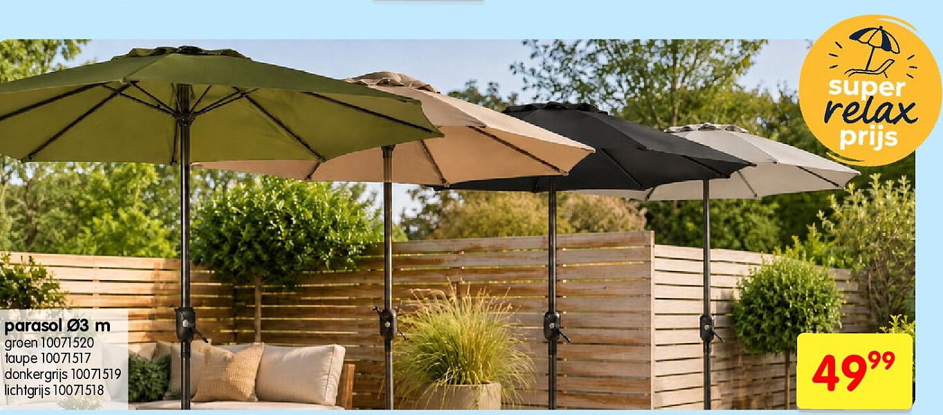 parasol Ø3 m