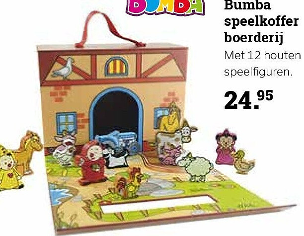 Bumba speelkoffer boerderij