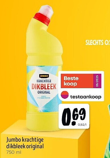 Jumbo krachtige dikbleek original 750 ml
