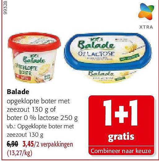 Balade Opgeklopte boter met zeezout 130 g