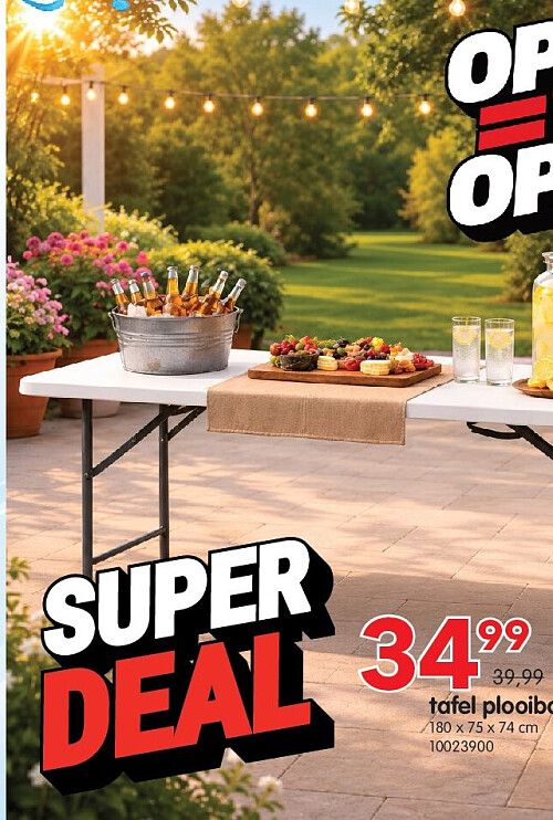 tafel plooibaar