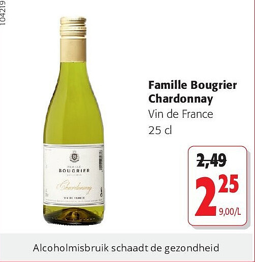 Famille Bougrier Chardonnay