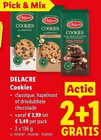 DELACRE Cookies