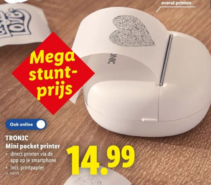 Mini pocket printer