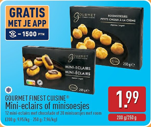 Mini-eclairs of minisoesjes