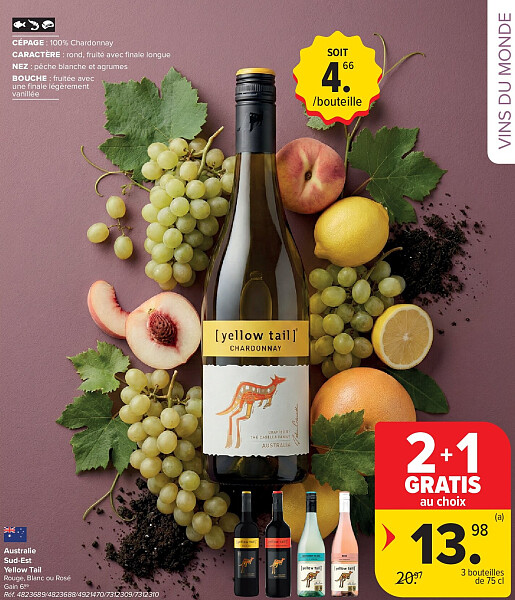 Australie Sud-Est Yellow Tail