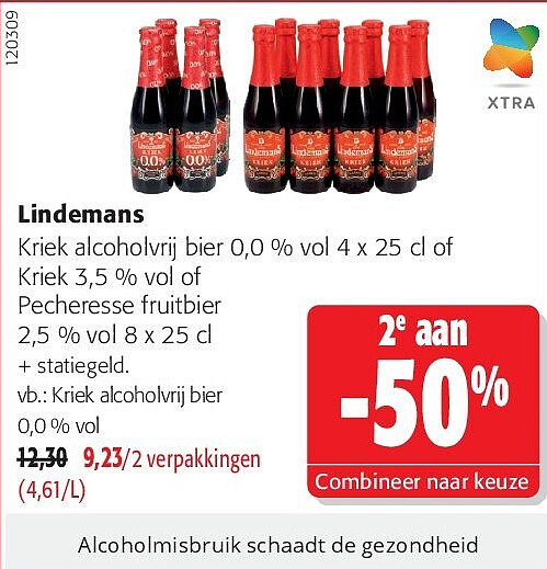Lindemans Kriek alcoholvrij bier 0,0 % vol