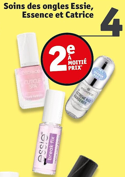Soins des ongles Essie, Essence et Catrice