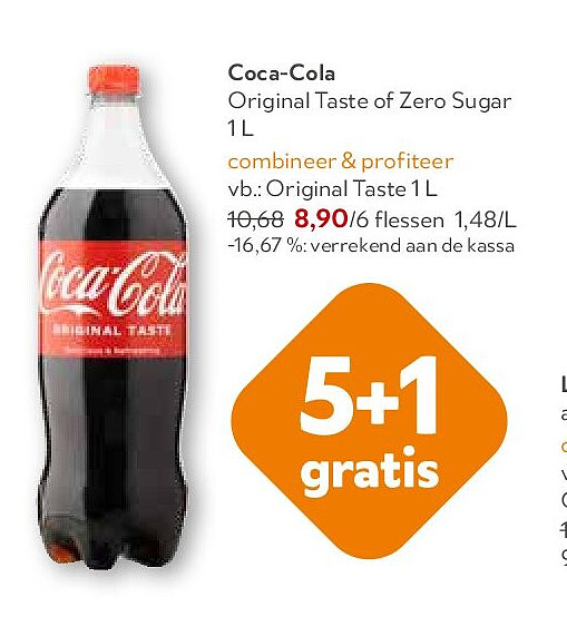 Coca-Cola Original Taste 1 L