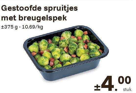 Gestoofde spruitjes met breugelspek