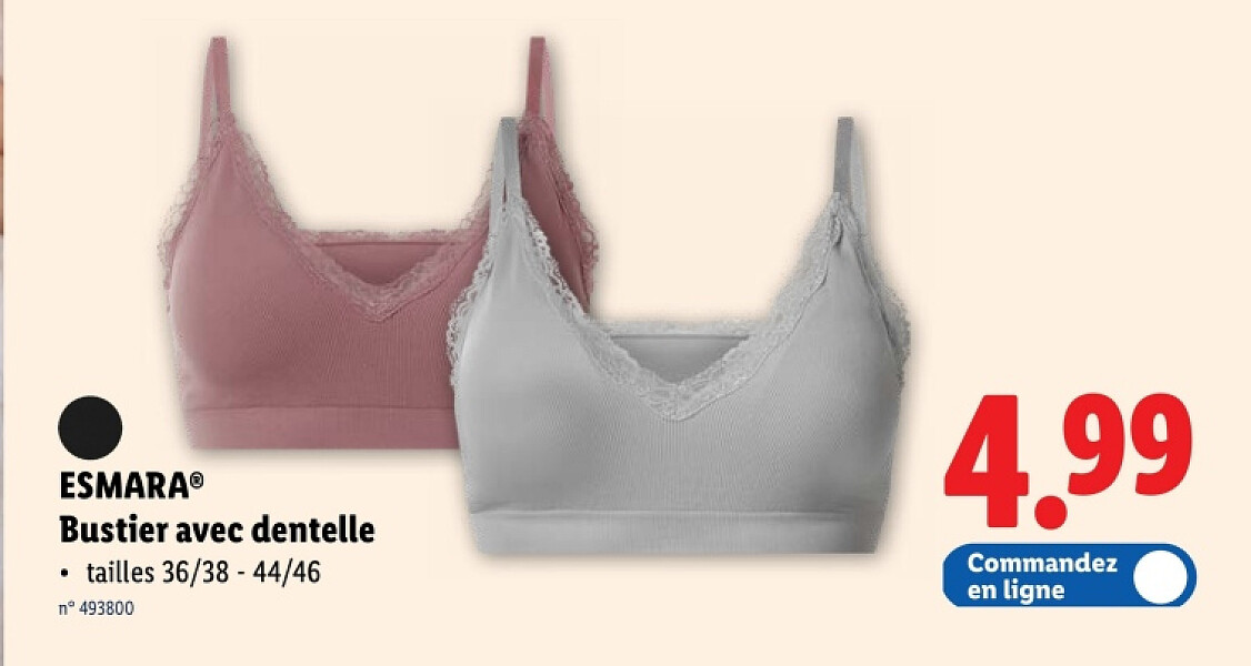 Bustier avec dentelle