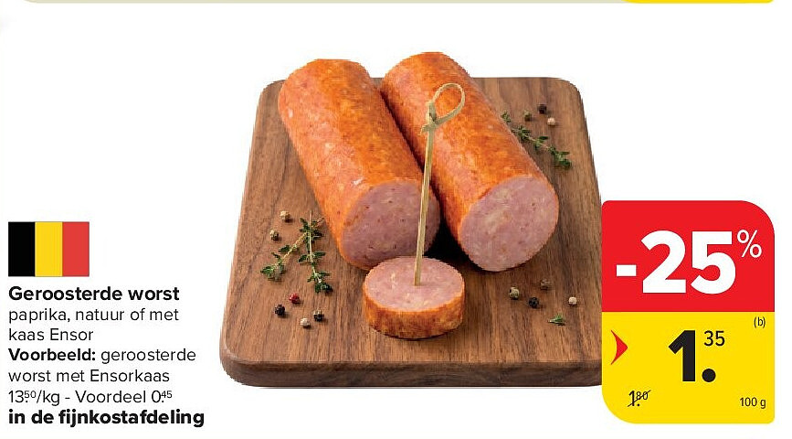 Geroosterde worst