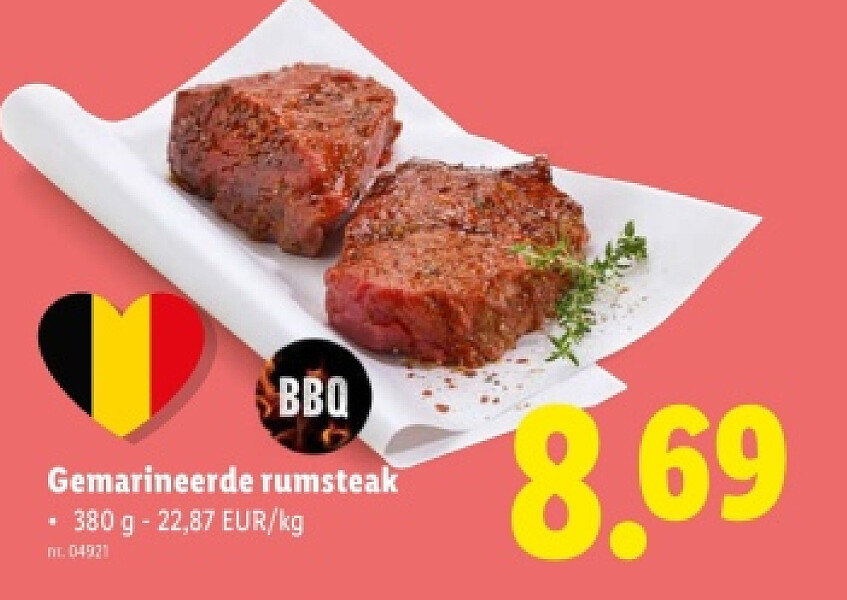 Gemarineerde rumsteak