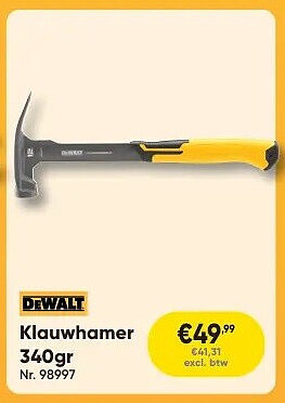Klauwhamer 340gr Nr. 98997