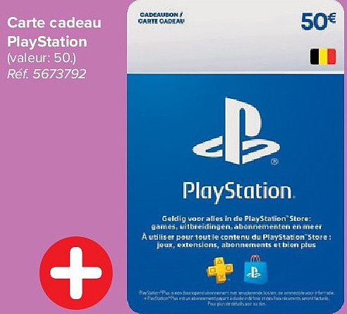 Carte cadeau PlayStation