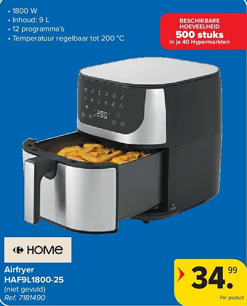 Airfryer HAF9L1800-25