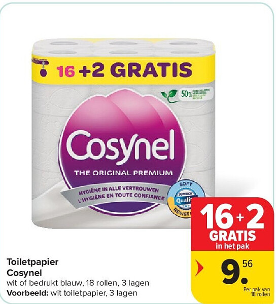 Toiletpapier Cosynel
