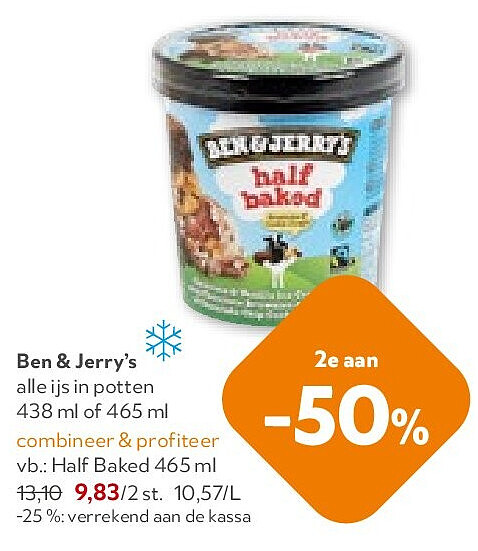 Ben & Jerry’s Half Baked 465 ml