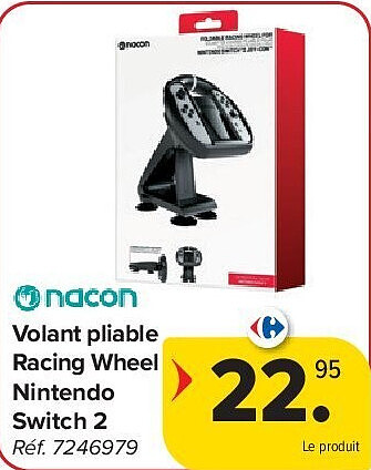 Volant pliable Racing Wheel Nintendo Switch 2