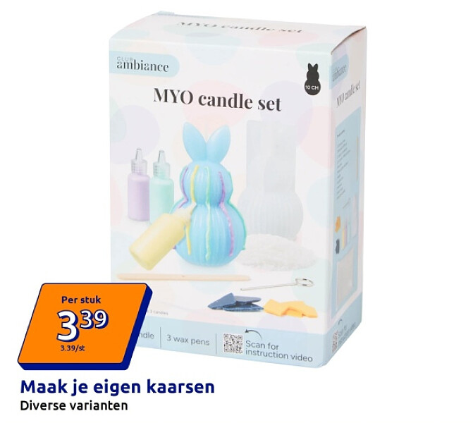 Maak je eigen kaarsen