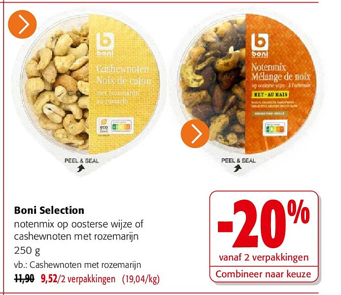 Cashewnoten met rozemarijn