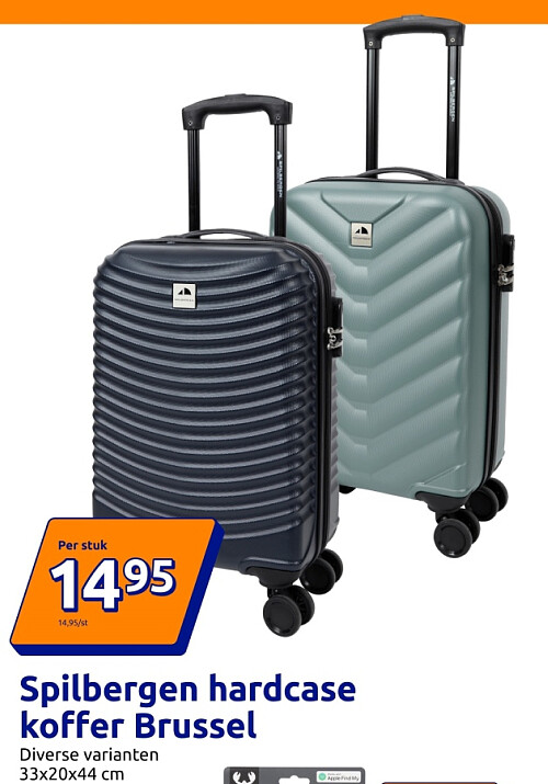 Spilbergen hardcase koffer Brussel