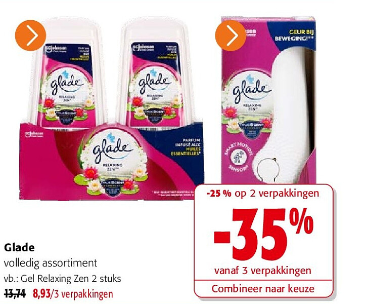 Glade volledig assortiment