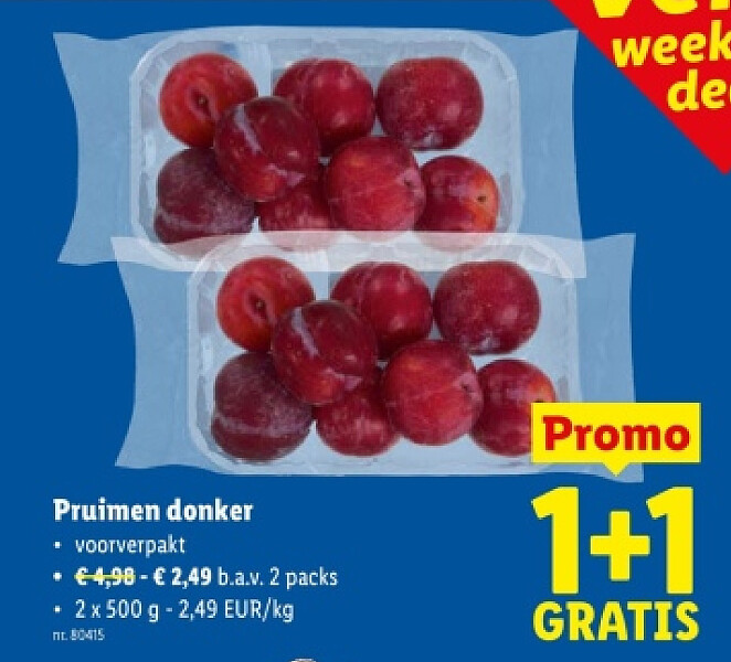 Pruimen donker